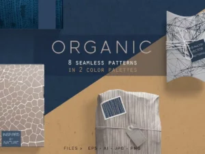 organic patterns 2 color palettes1