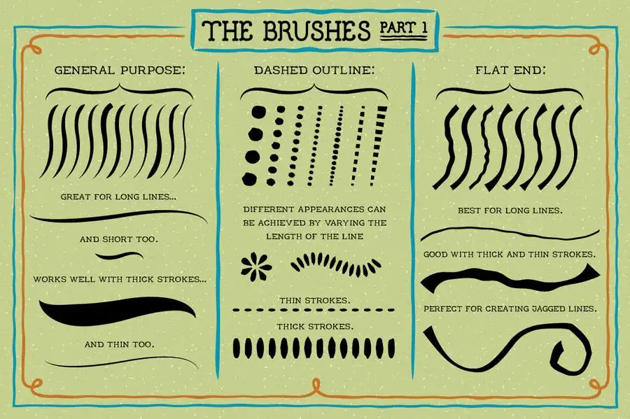 Outline Brushes 3 outline brushes 1