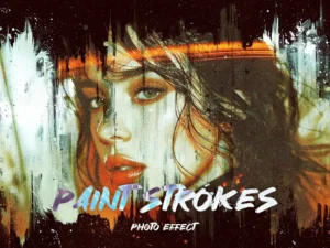 paint strokes photo effect1