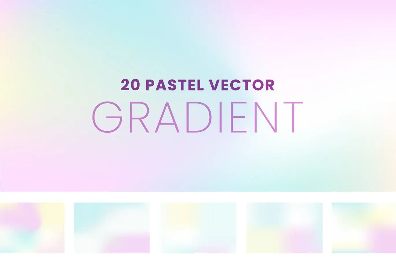 Pale Pastel Gradient Background Design