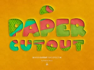 paper cutout text effects3