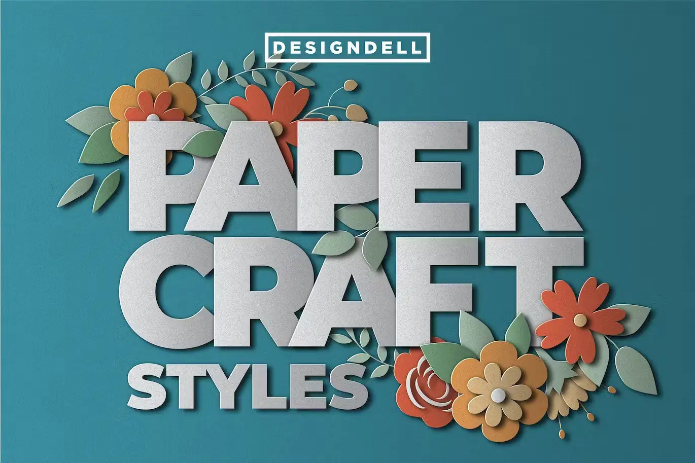 Papercraft Photoshop Styles