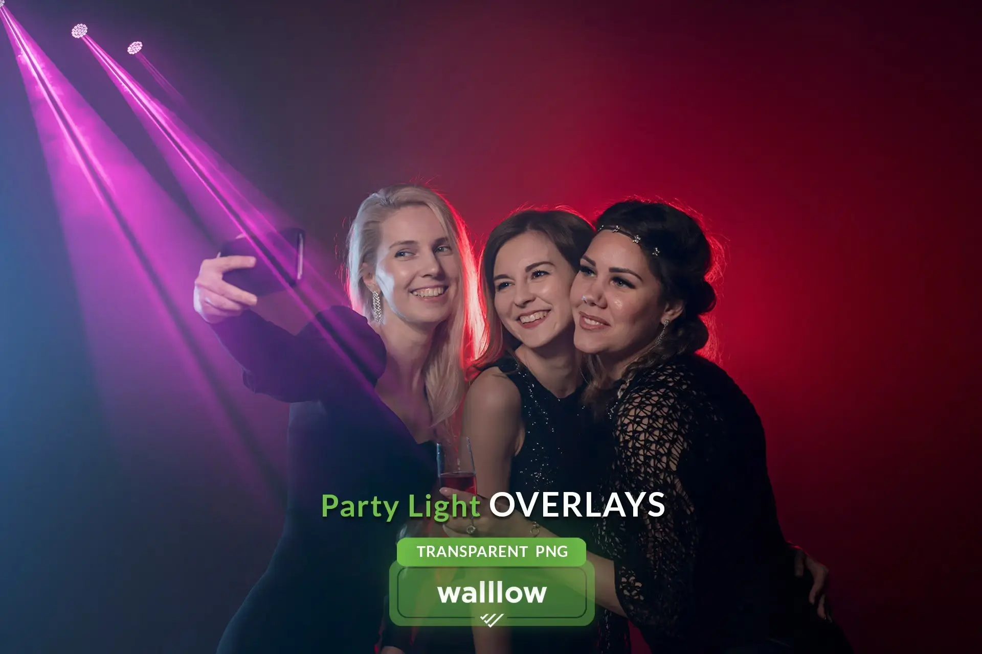Party Lights Transparent PNG Photo Overlays