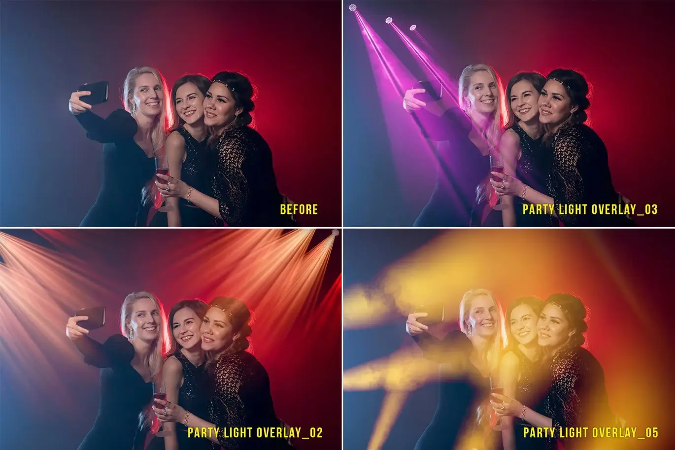 Party Lights Transparent PNG Photo Overlays 5 party lights transparent png photo overlays4