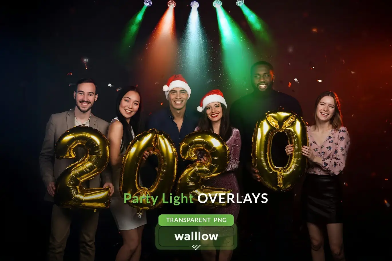 Party Lights Transparent PNG Photo Overlays 6 party lights transparent png photo overlays5