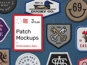patch mockups embroidery generator