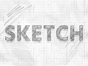 pencil sketch text effect1