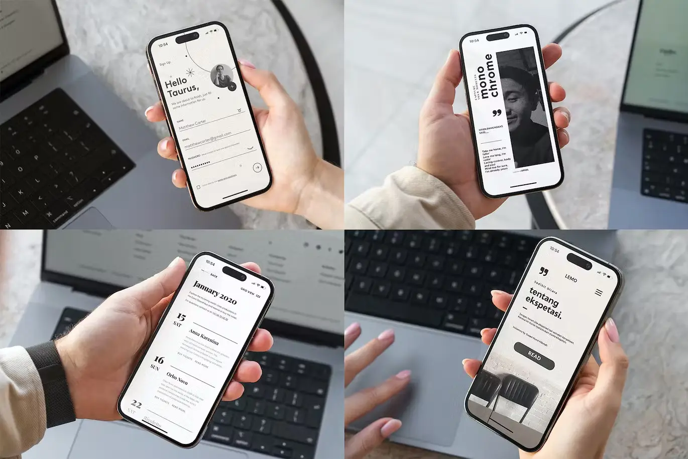 iPhone 14 Pro Screen MockUps 6 phone 14 pro screen mockups04