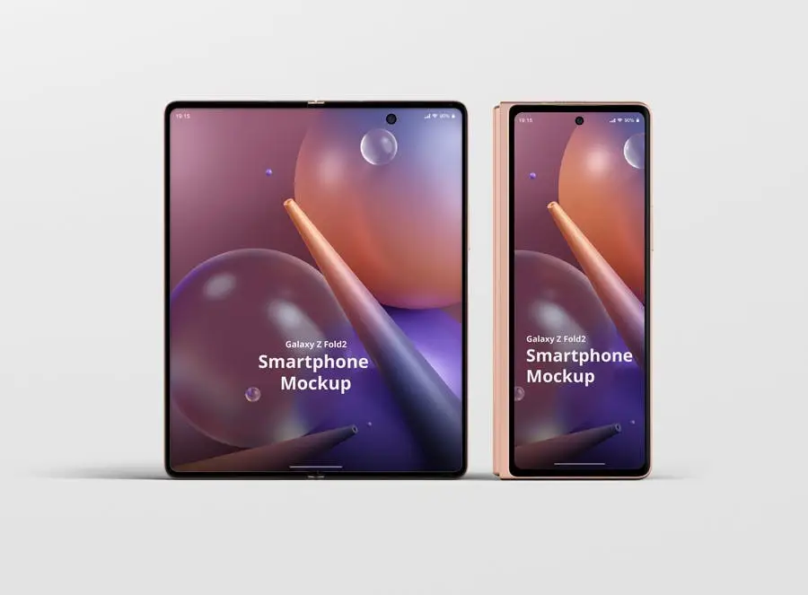 Phone Mockup Galaxy Z Fold2 11 phone mockup galaxy z fold207