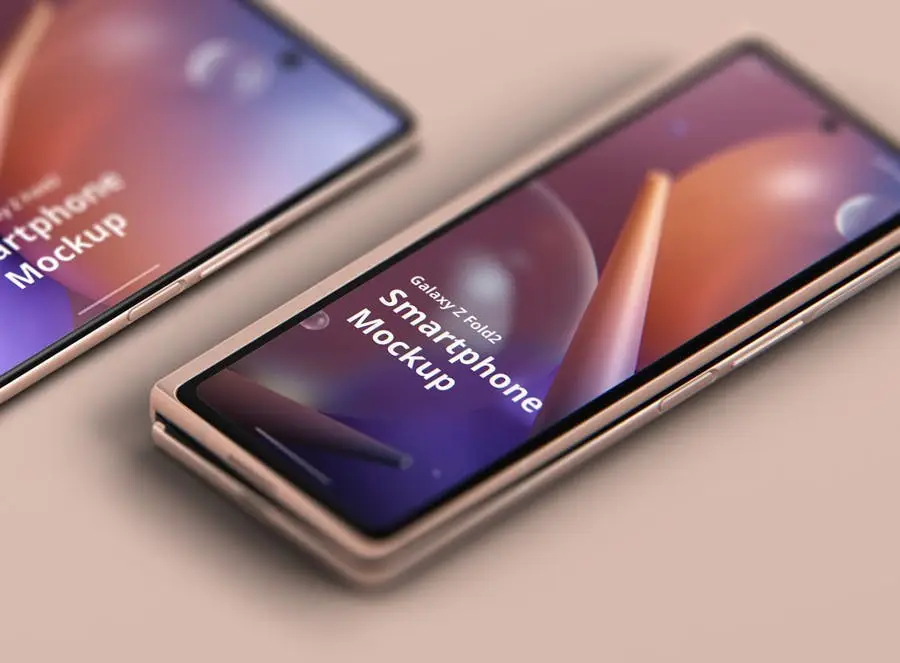 Phone Mockup Galaxy Z Fold2 7 phone mockup galaxy z fold209