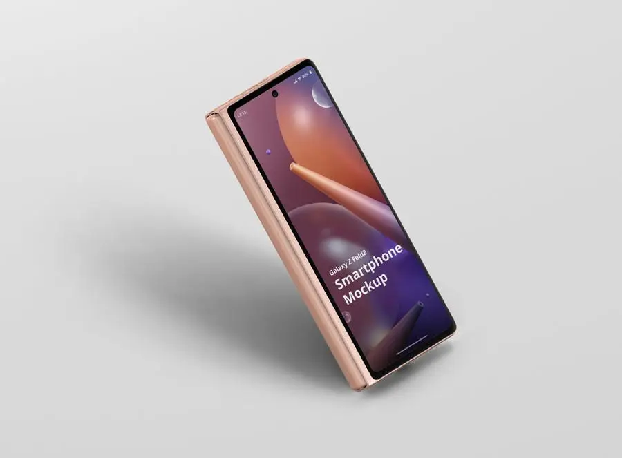 Phone Mockup Galaxy Z Fold2 16 phone mockup galaxy z fold215