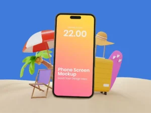 phone mockup holiday scene2
