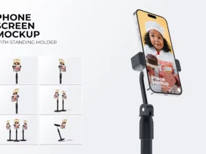 phone mockup with standing holder1