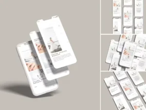 phone screen clay mockup1