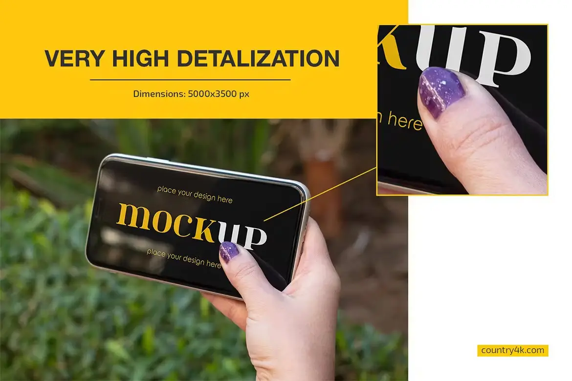 Phone Screen Mockup Set