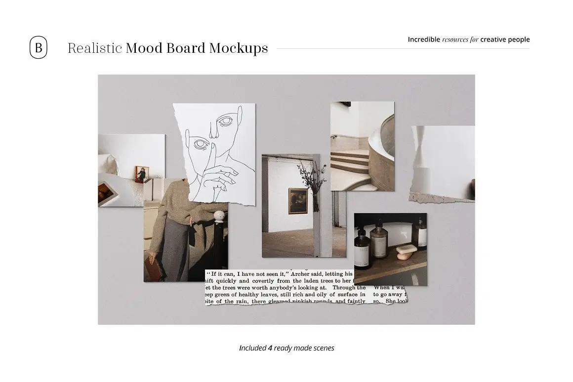Realistic Mood Board Mockups vol.2 5 photo 2022 05 24 11 00 54 3