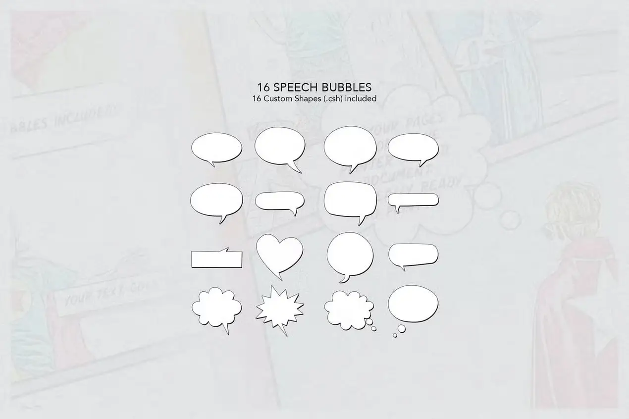YOUR COMIC BOOK Ready to Print Comic Book Template