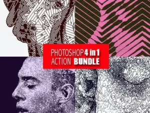 photoshop 4in1 actions bundle1