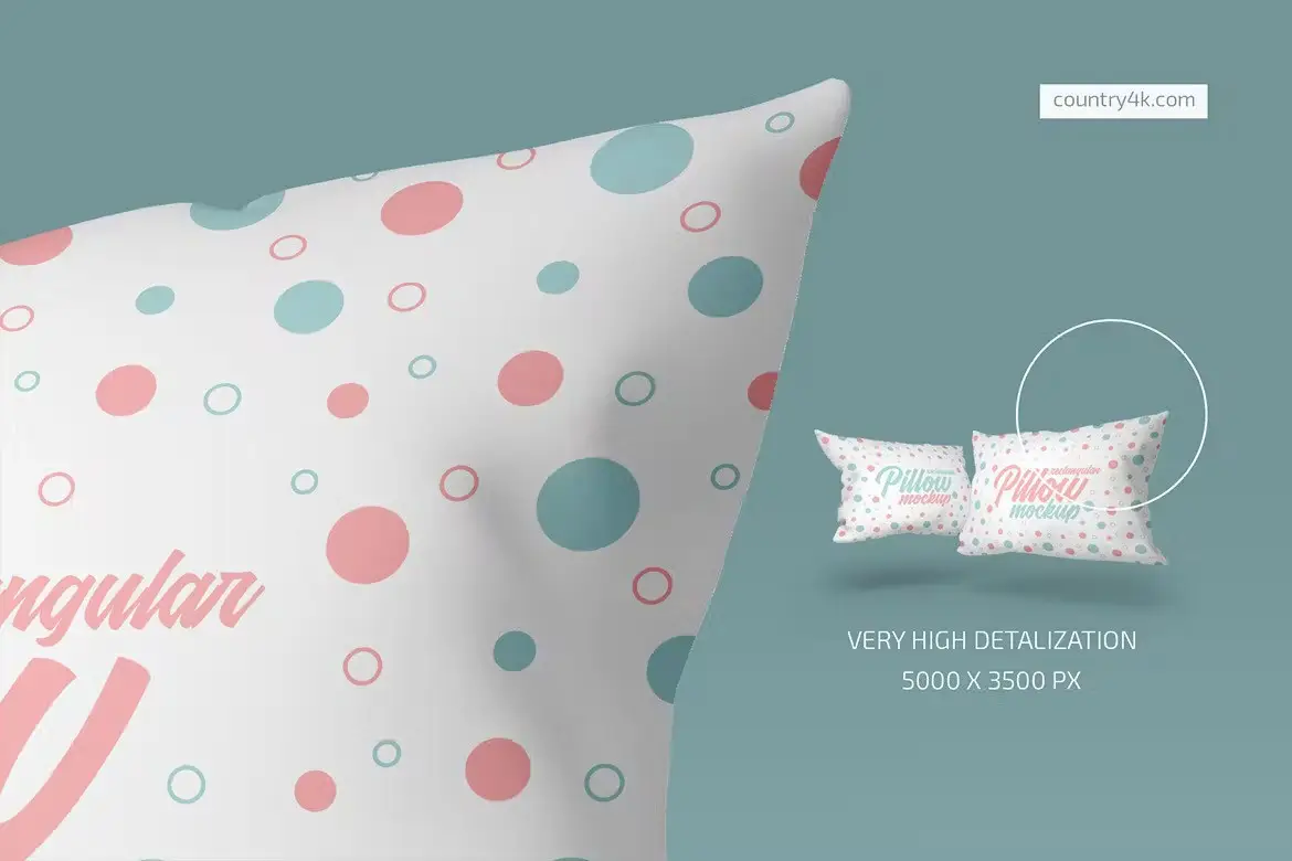 Square Pillow Mockup Set 5 pillow mockup set6