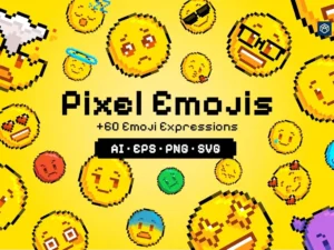 pixel emojis element pack 0051