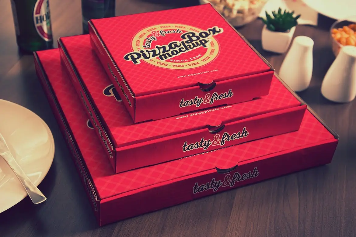 Pizza Box Mockup