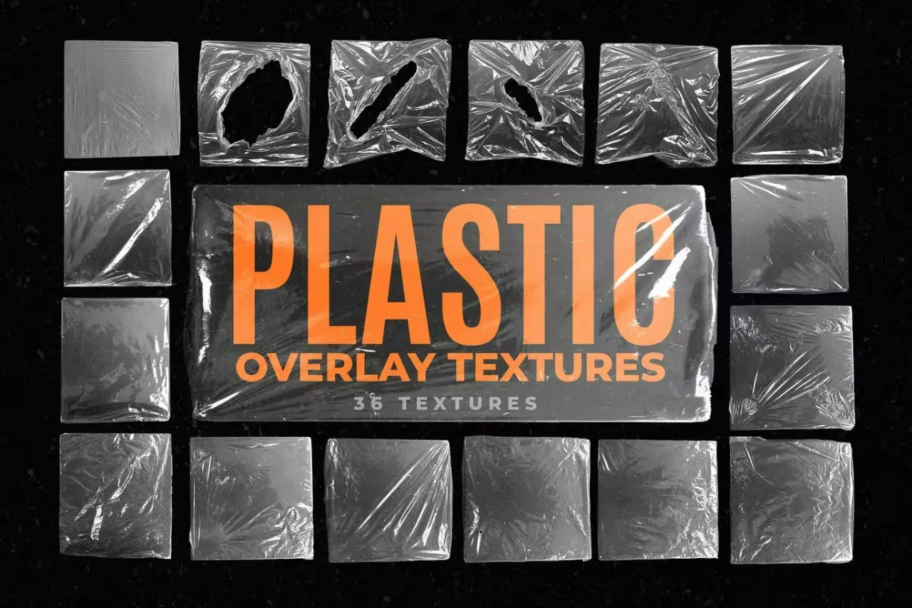 Plastic Overlay Textures 6 plastic overlay textures