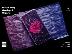 plastic wrap overlays cliparts01