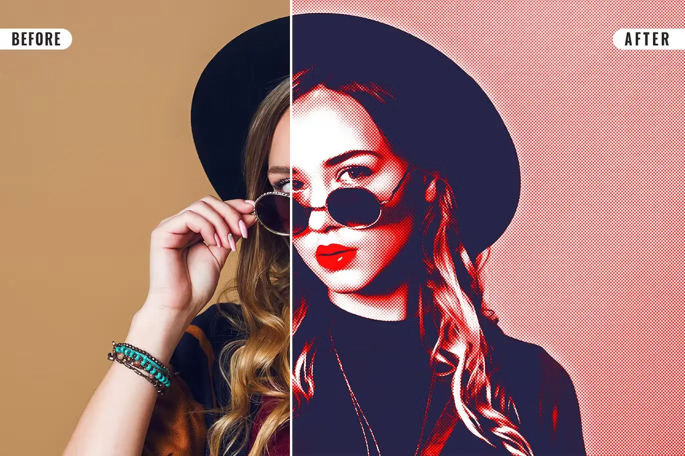 Pop Art Photo Effect
