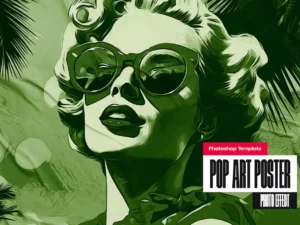 pop art poster photo effect1