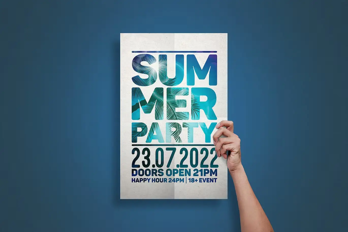 Poster Mockup in Hand x4 4 poster mockup in hand03