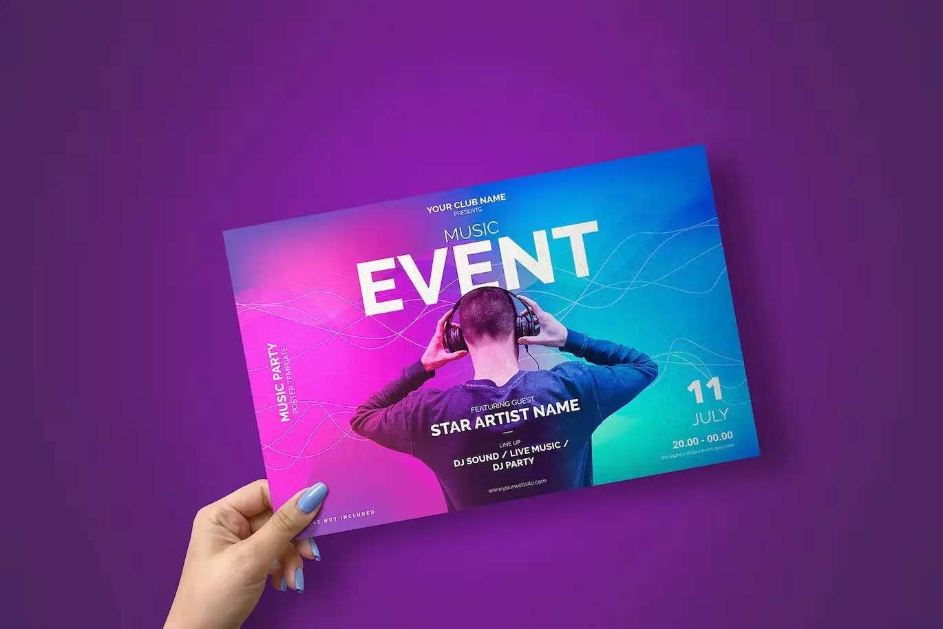 Poster Mockup in Hand x4 11 poster mockup in hand07 1