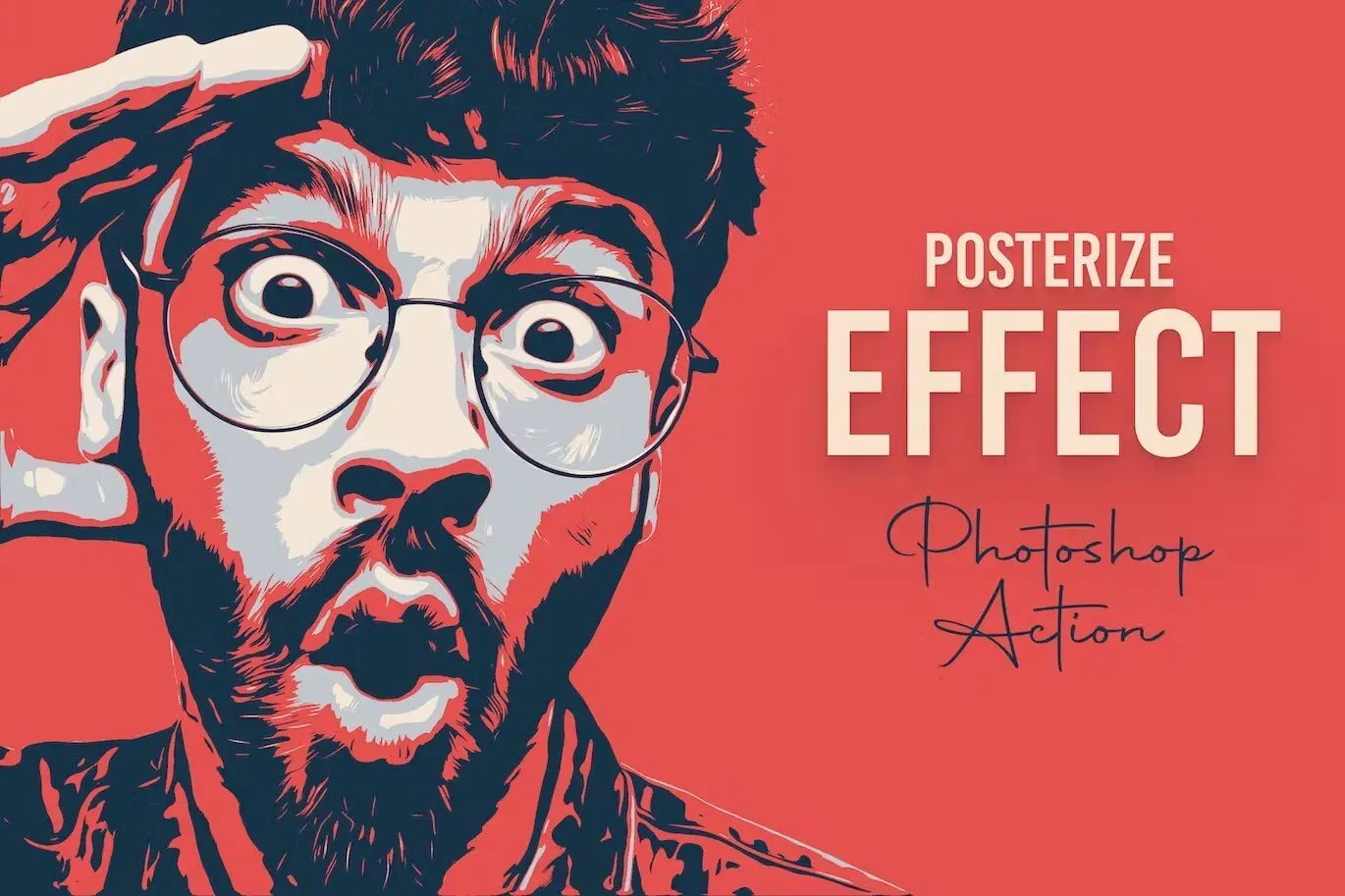 Posterize Effect Photoshop Action