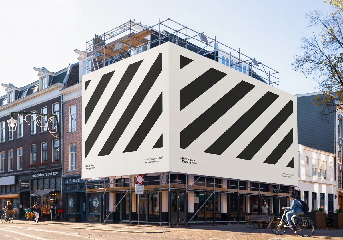 4x Billboard Construction Mockups 4 preview02
