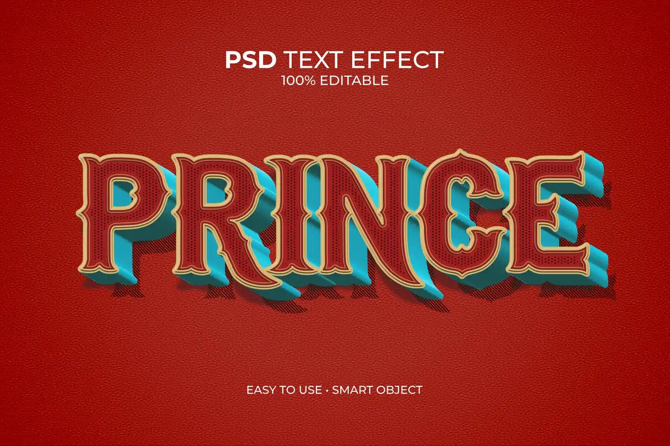 Prince Vintage Text Effect