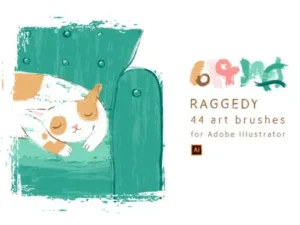 raggedy art brushes for illustrator1