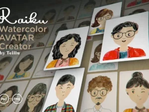 raiku watercolor avatar creator1