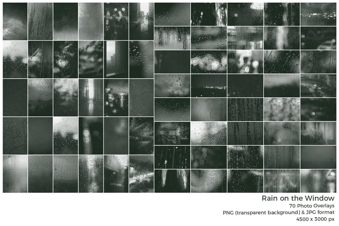 Raindrops on the Window Overlays 5 raindrops on the window overlays7