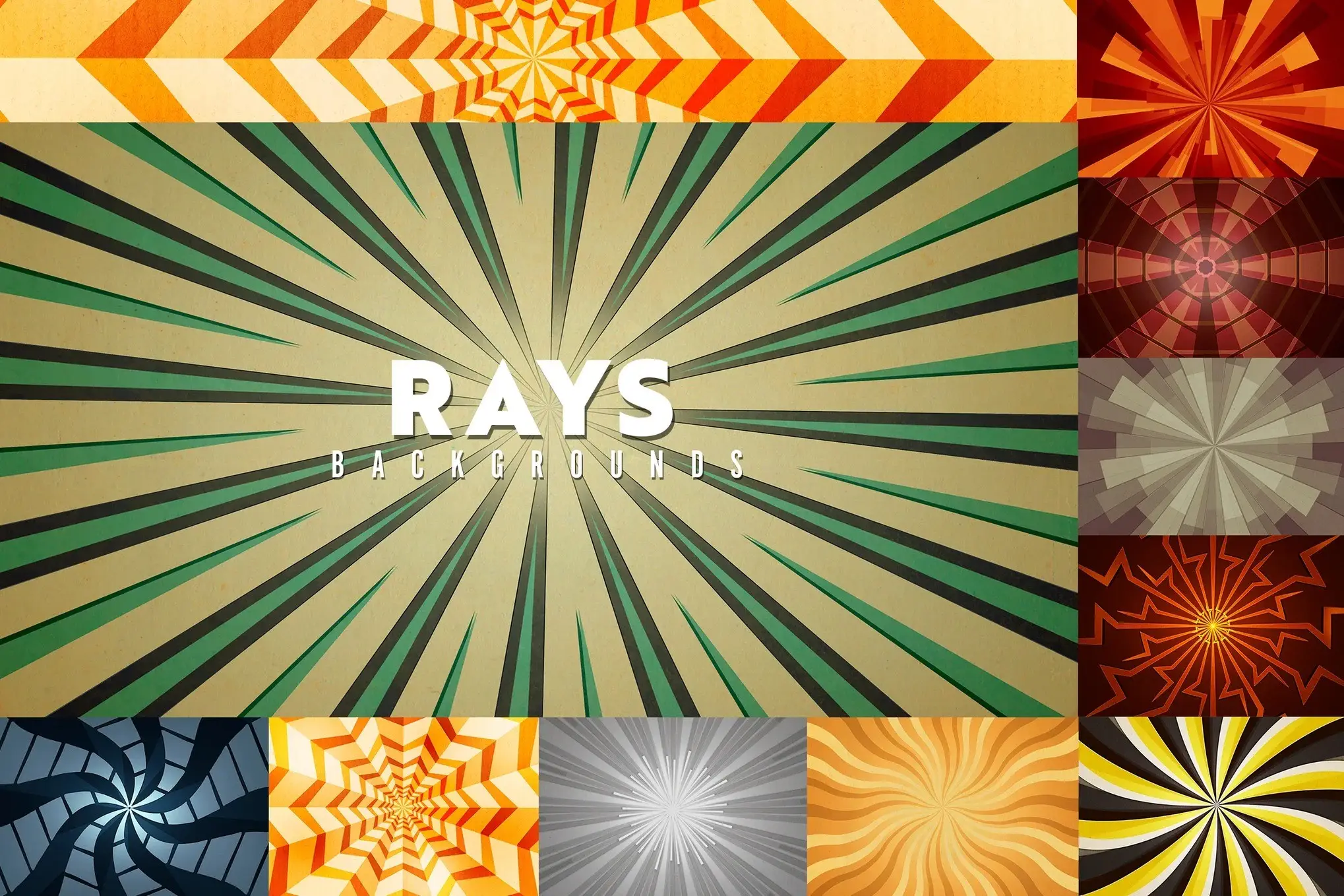 Rays Backgrounds