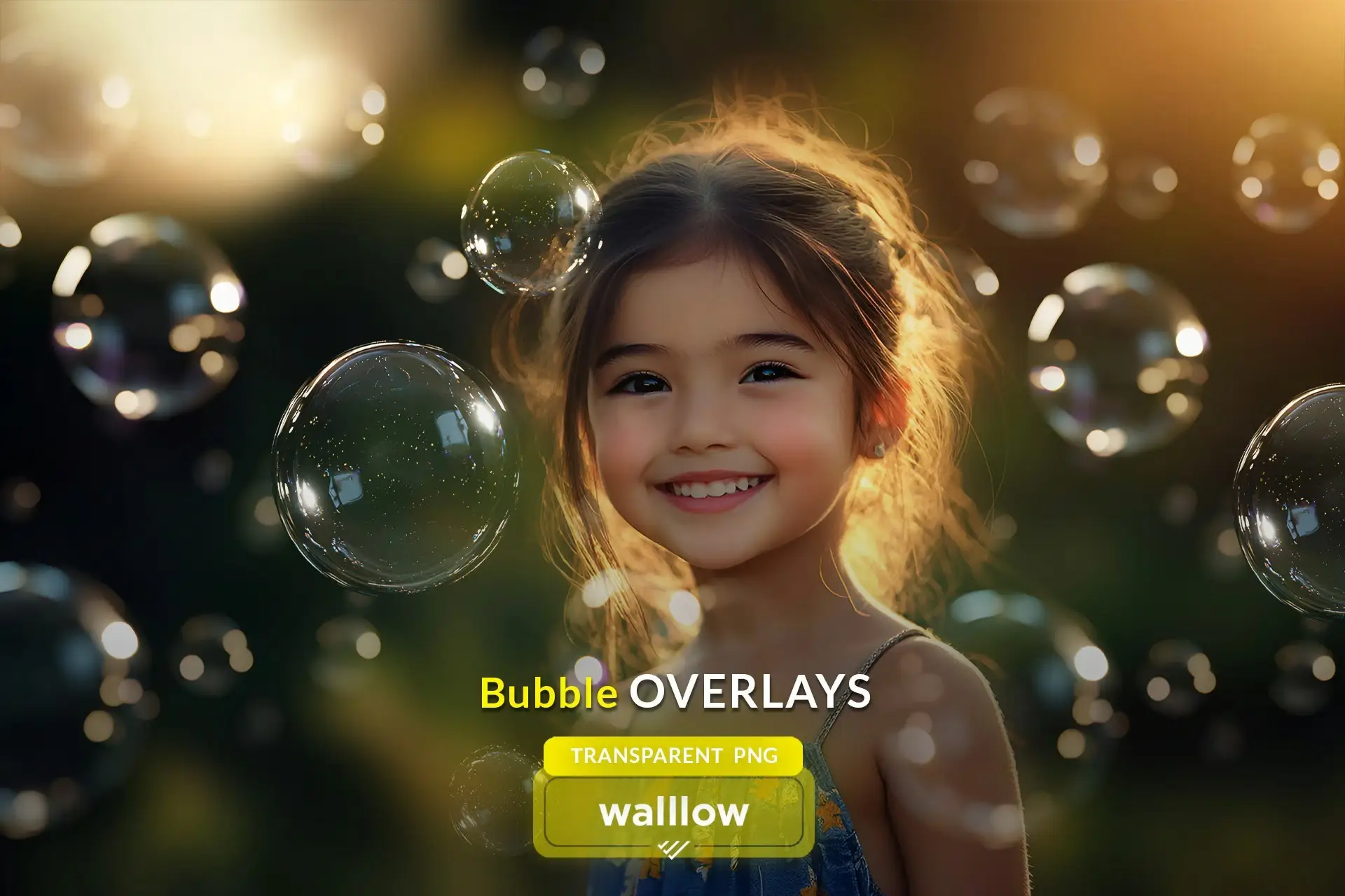 Realistic Bubble Transparent PNG Photo Overlays