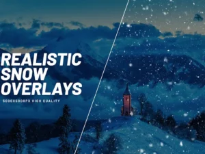 realistic snow overlays
