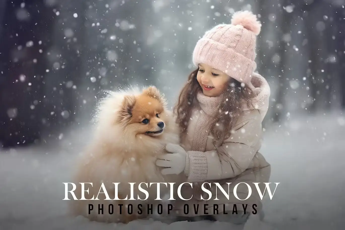 Realistic snow Photoshop overlays 3 realistic snow photoshop overlays1