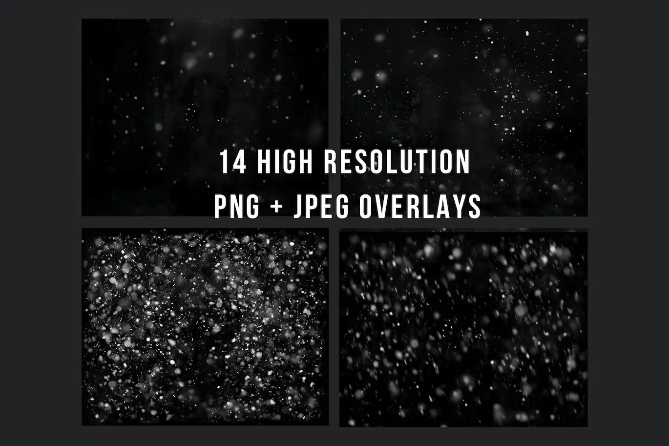Realistic snow Photoshop overlays 4 realistic snow photoshop overlays3