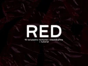 red plastic textures