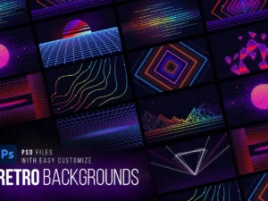 retro backgrounds1