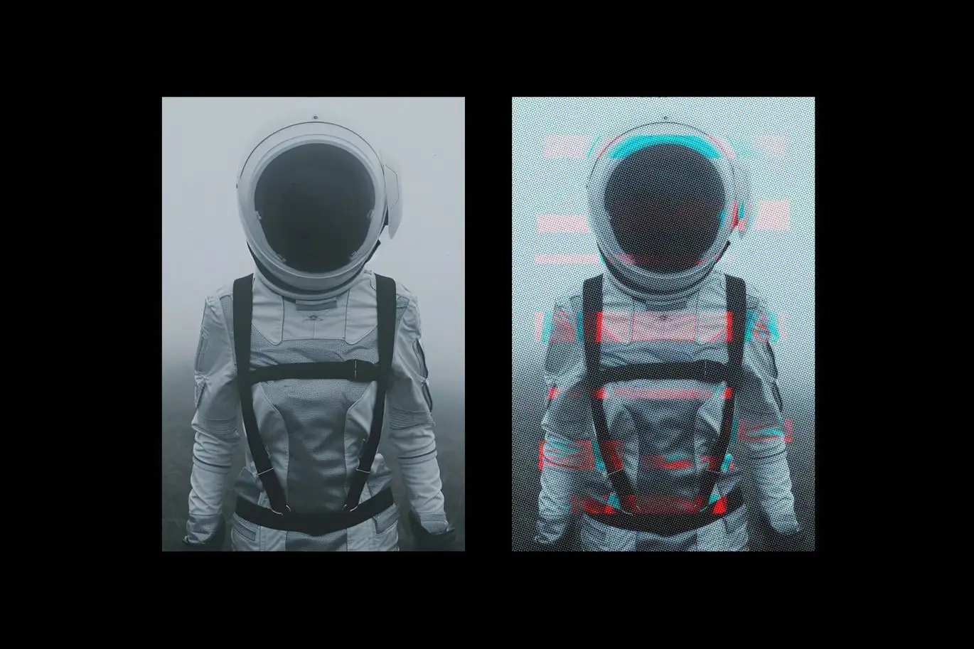 Retro Glitch Photo Effect