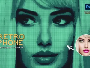 retro phone photo effect1