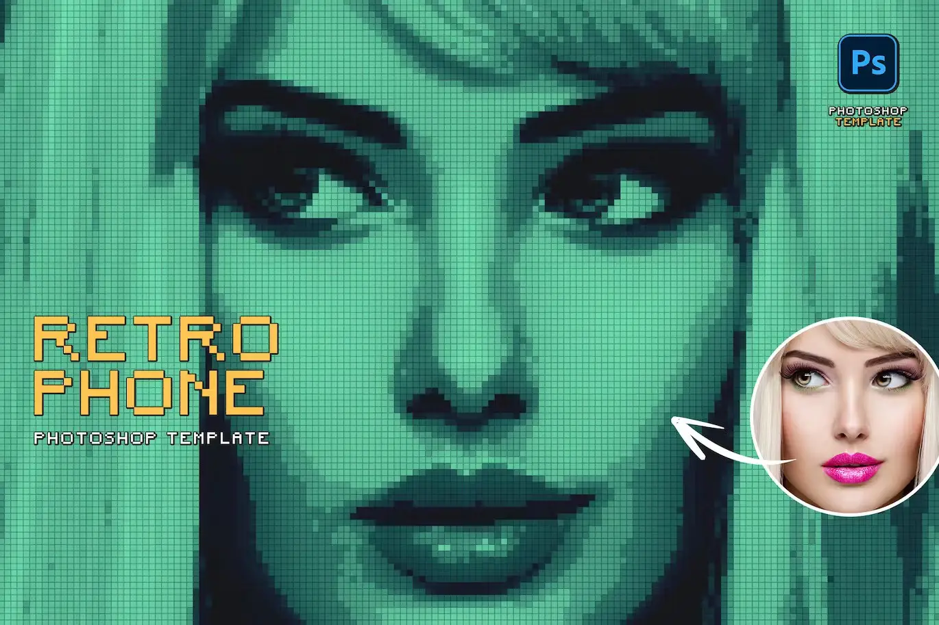 Retro Phone Photo Effect