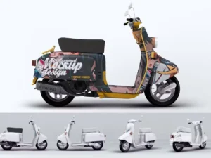 retro scooter mock up1