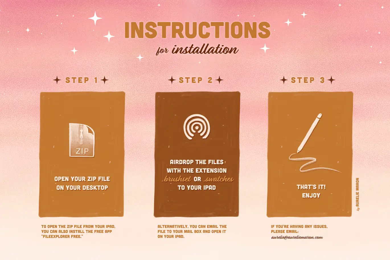 Retro Sign Toolkit 5 retro sign toolkit for procreate 4