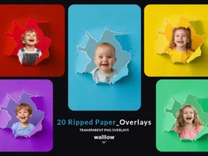 ripped paper png transparent photoshop overlays1